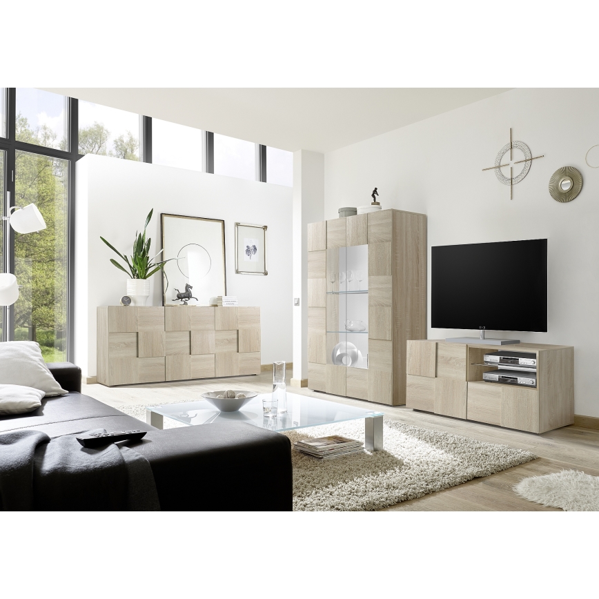 Ladekast SERIAN Sonoma eiken