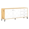 Ladekast SULA artisan eiken/wit