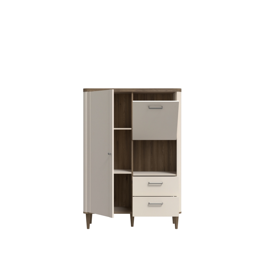 Ladekast VIRO bruin/beige