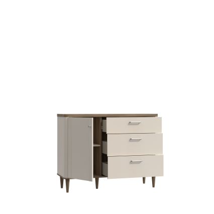 Ladekast VIRO met lades, bruin/beige
