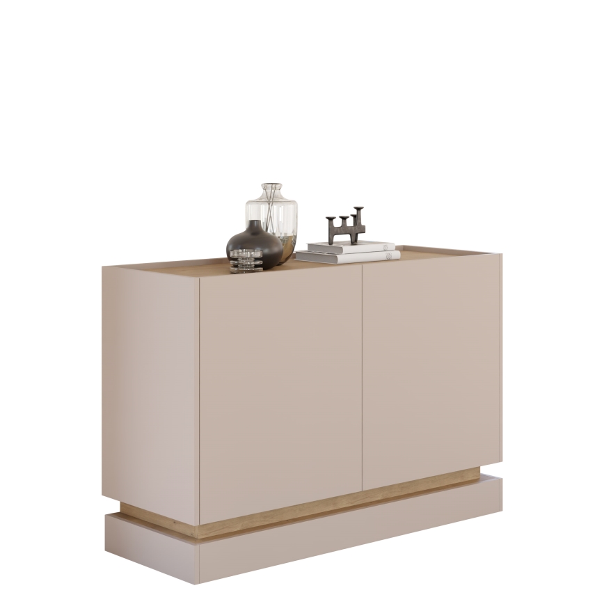Ladekast ZARPANT 75x120 cm beige/cremona eik