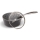 Lamart - Petite casserole en granit avec couvercle 16 cm noir/gris/acier inoxydable