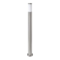 Lamp voor Buiten 1xE27/60W/230V IP44 110cm mat chroom