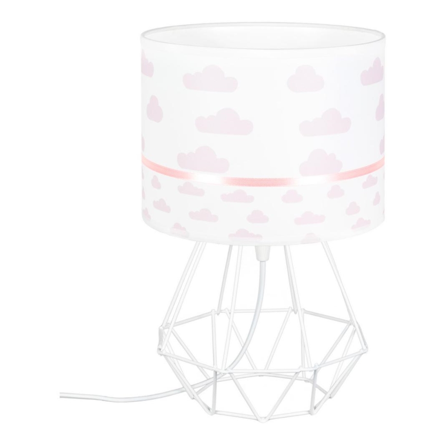 Lamp voor Kinderen PIKKI 1xE27/60W/230V roze