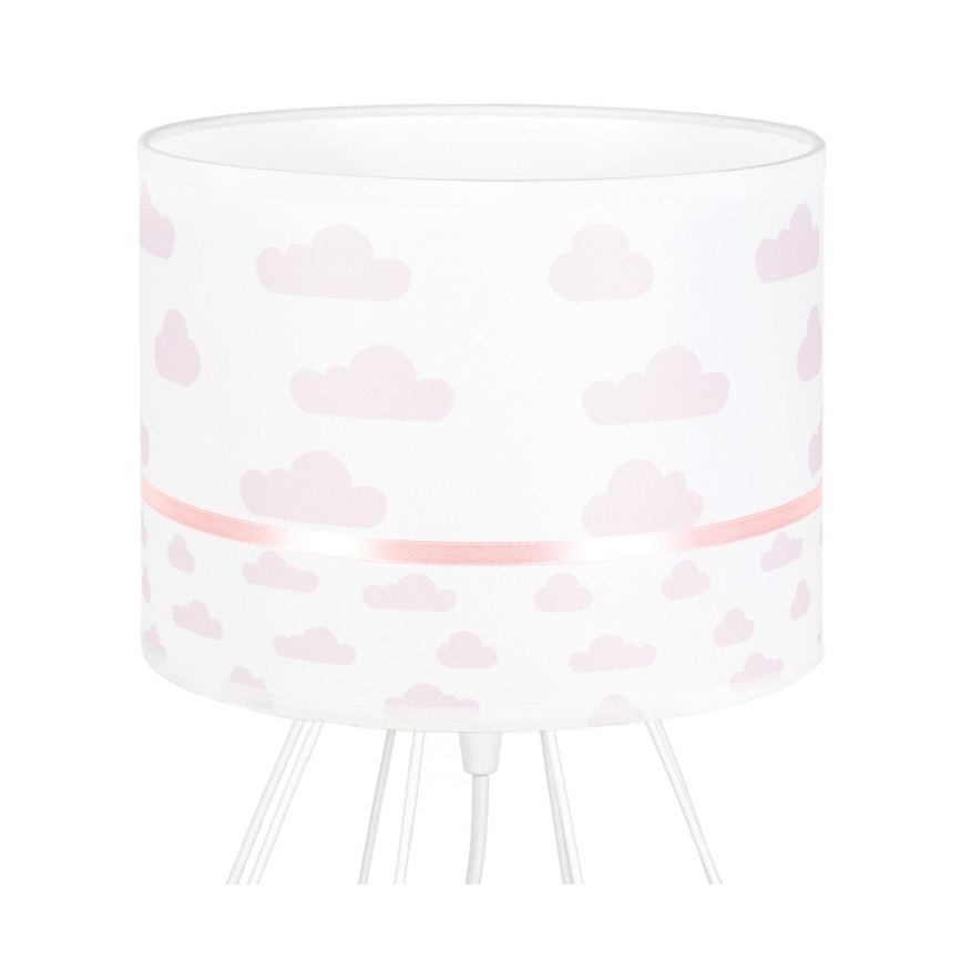 Lamp voor Kinderen PIKKI 1xE27/60W/230V roze