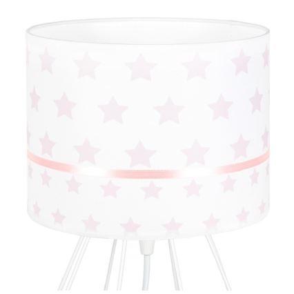 Lamp voor Kinderen PIKKI 1xE27/60W/230V roze