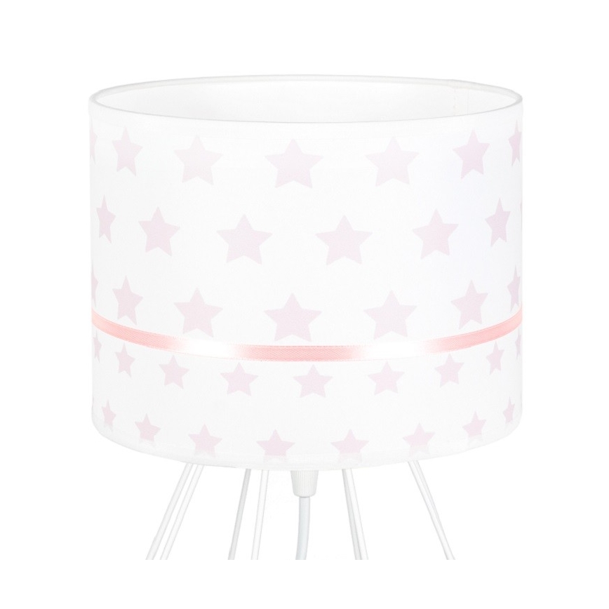 Lamp voor Kinderen PIKKI 1xE27/60W/230V roze