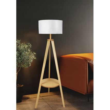 Lampadaire 1xE27/40W/230V blanc