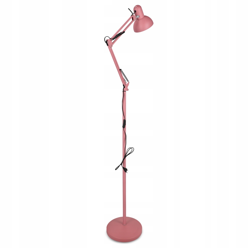 Lampadaire 1xE27/40W/230V rose