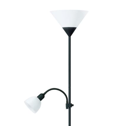 Lampadaire 1xE27/60W/230V + 1xE14/25W