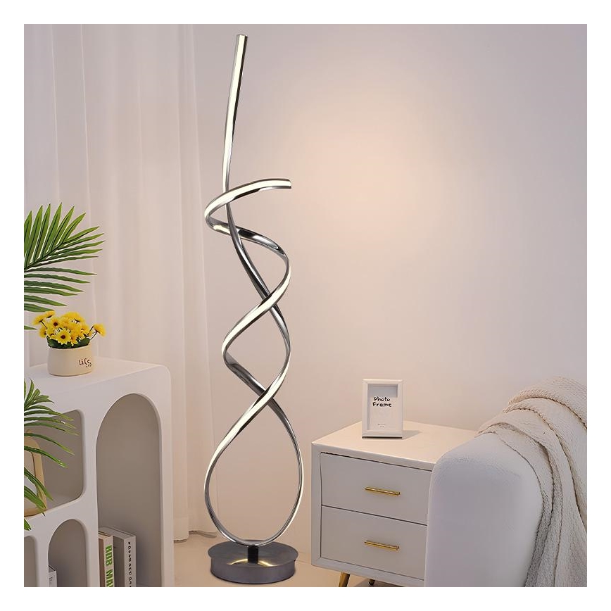 Lampadaire à intensité variable LED/80W/230V 3000-6500K + télécommande