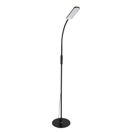 Lampadaire à intensité variable TEILO LED/10W/230V 3000/4000/6500K noir + Télécommande
