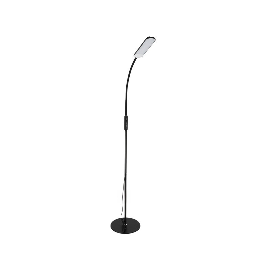 Lampadaire à intensité variable TEILO LED/10W/230V 3000/4000/6500K noir + Télécommande