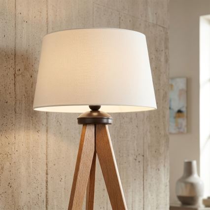 Lampadaire AIDA 1xE27/15W/230V chêne/crème