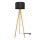 Lampadaire ALBA 1xE27/15W/230V noir/chêne