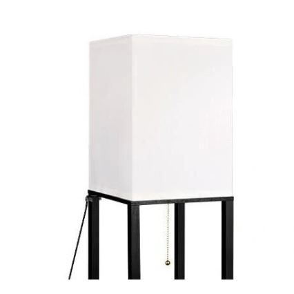 Lampadaire avec étagères 1xE27/60W/230V noir/blanc