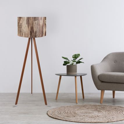 Lampadaire AYD 1xE27/40W/230V marron