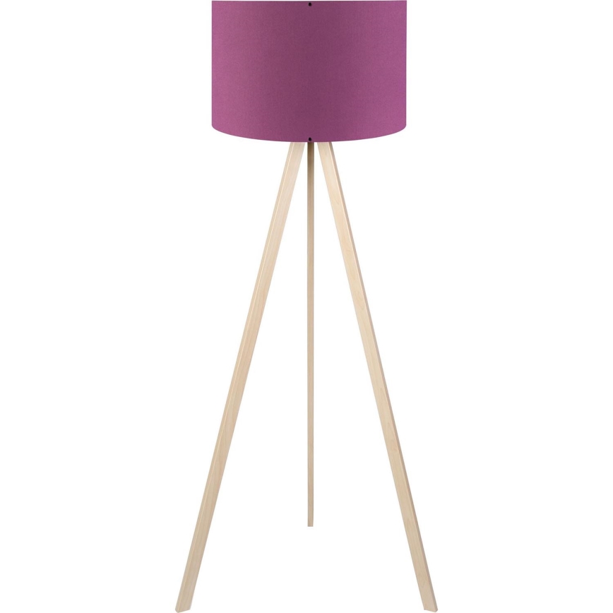 Lampadaire AYD 1xE27/40W/230V violet/beige