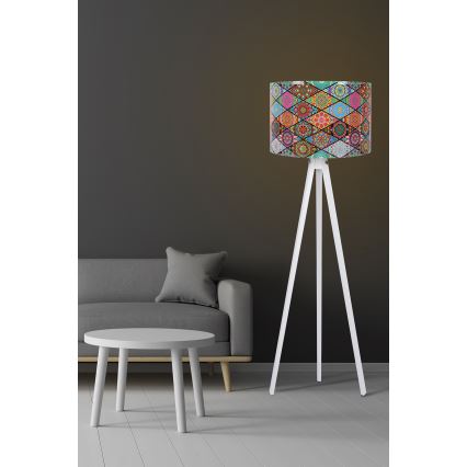 Lampadaire AYD 1xE27/60W/230V multicolore/blanc