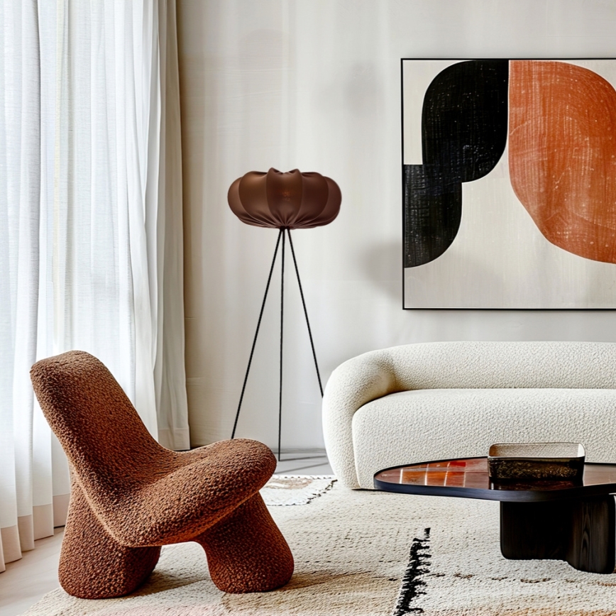 Lampadaire CAFEE 1x E27 / 40 W / 230 V brun/noir