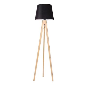 Lampadaire CONE 1xE27/60W/230V pin noir