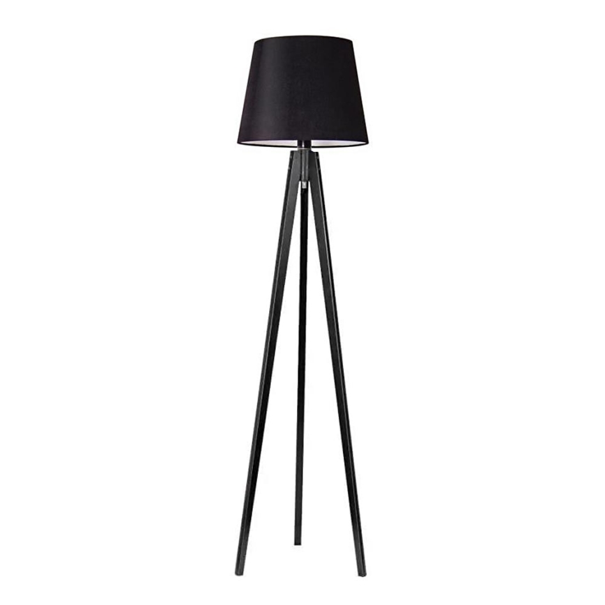 Lampadaire CONE 1xE27/60W/230V wenge noir