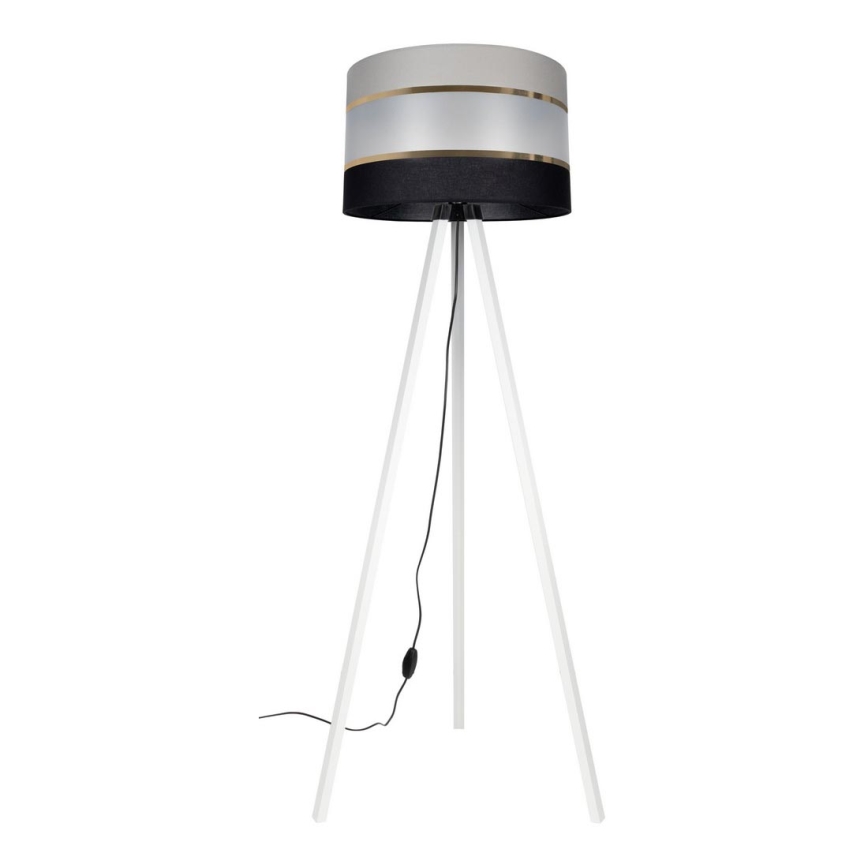 Lampadaire CORAL 1xE27/60W/230V blanc/noir/gris/doré