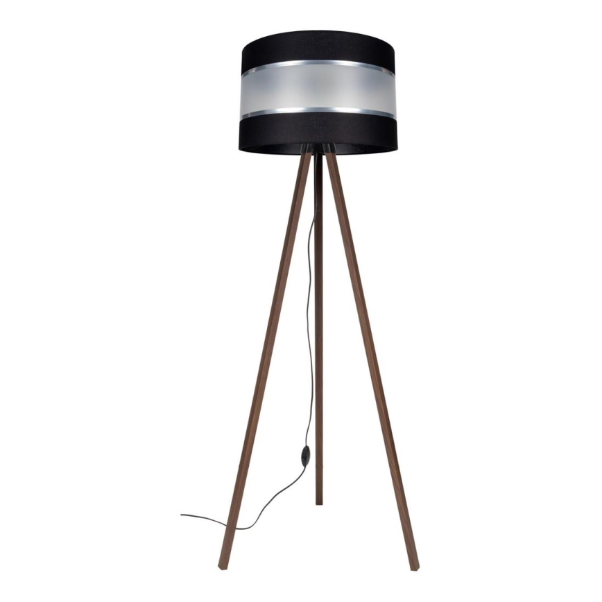Lampadaire CORAL 1xE27/60W/230V marron/noir/chrome mat