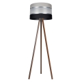Lampadaire CORAL 1xE27/60W/230V marron/noir/gris/chrome mat