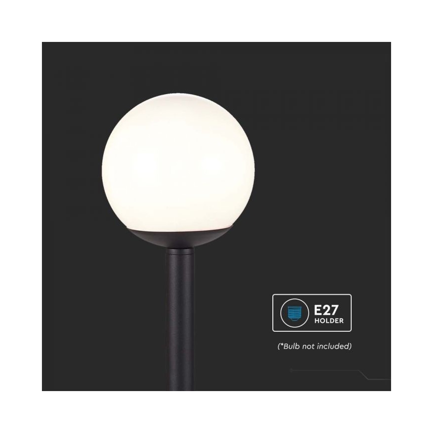 Lampadaire d'extérieur 1xE27/60W/230V IP44 97 cm noir