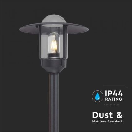 Lampadaire d'extérieur 1xE27/60W/230V IP44 noir