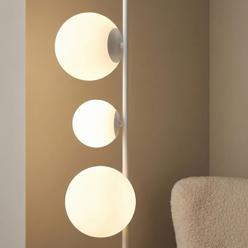 Lampadaire ETNO 4xG9/8W/230V blanc