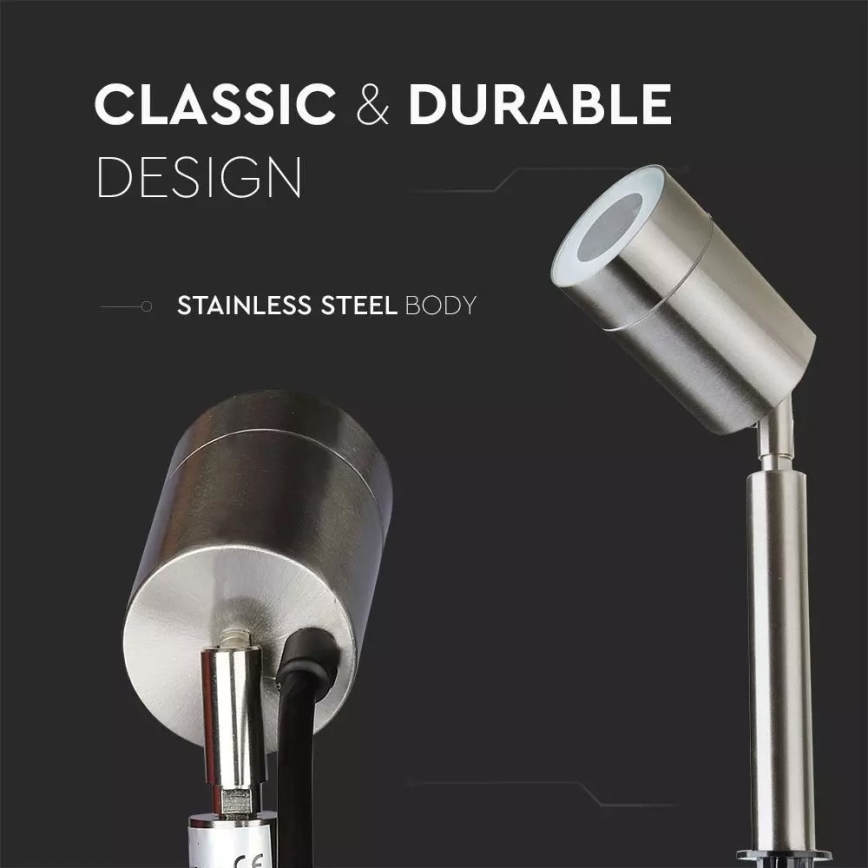 Lampadaire extérieur 1xGU10/35W/230V IP44