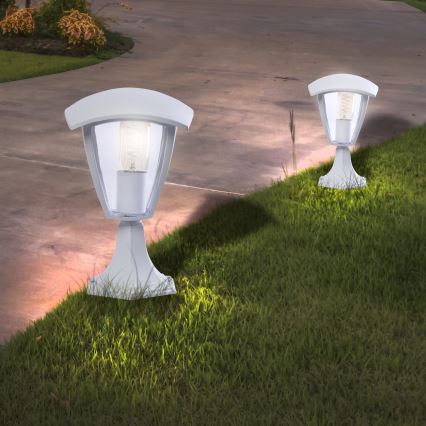 Lampadaire extérieur FOX 1xE27/40W/230V IP44 blanc