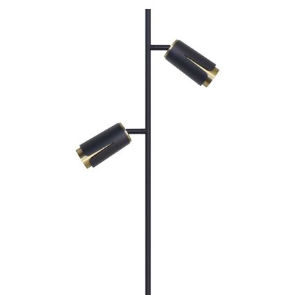 Lampadaire FLEUR 2xGU10/8W/230V noir