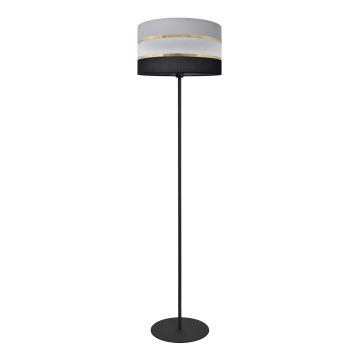 Lampadaire HELEN 1xE27/15W/230V noir/gris/doré