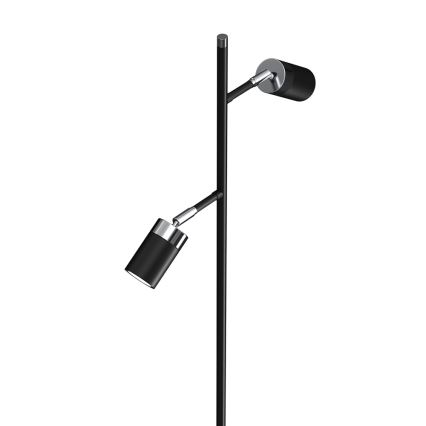 Lampadaire JOKER 2xGU10/25W/230V noir/chrome brillant