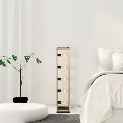 Lampadaire KAFES 5xE27/40W/230V doré