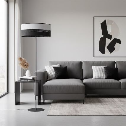 Lampadaire KARBON 1xE27/15W/230V noir/gris