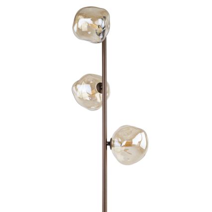 Lampadaire LAVA 3xG9/8W/230V bronze/beige fumé