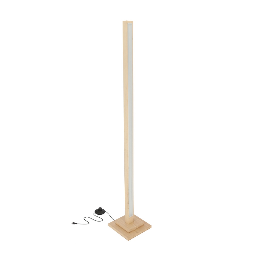 lampadaire LED ALSET LED/18W/230V hêtre