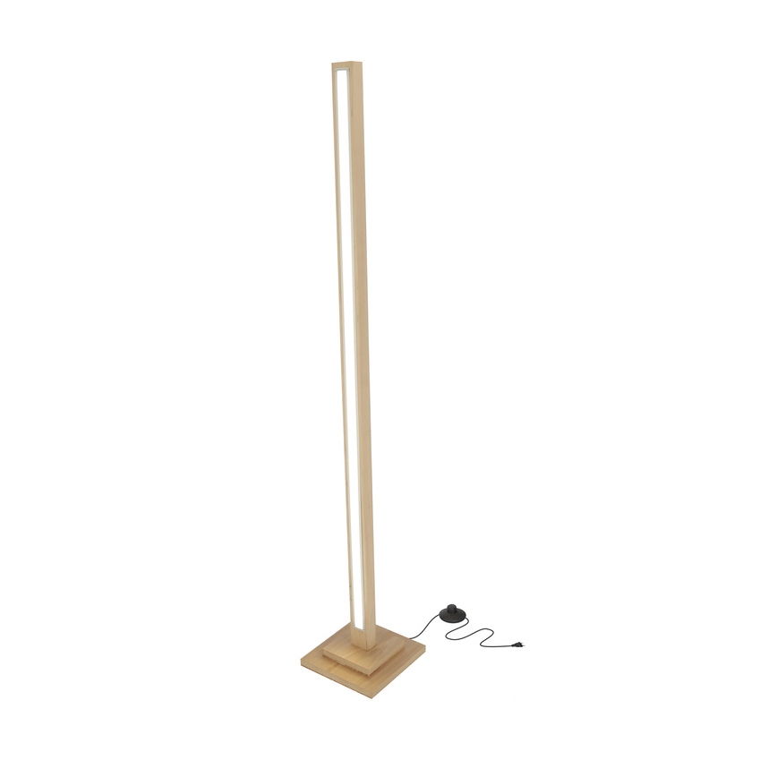 lampadaire LED ALSET LED/18W/230V hêtre