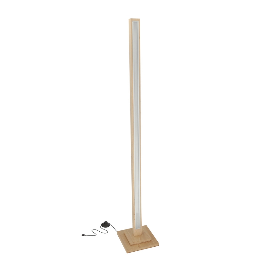 lampadaire LED ALSET LED/18W/230V hêtre