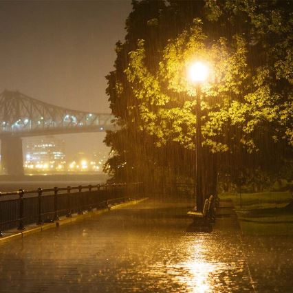 Lampadaire LED de rue avec capteur, puce SAMSUNG LED/30W/230V 6500K IP65