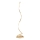 Lampadaire LED dimmable SCROLL LED/30W/230V 3000K/4000K/6000K IRC 90 doré