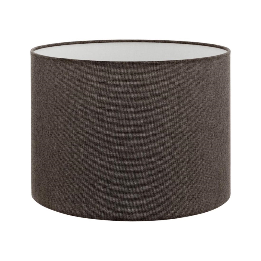 Lampadaire LED TUNJA 1xE27/20W/230V Ø 30 cm chrome mat / marron