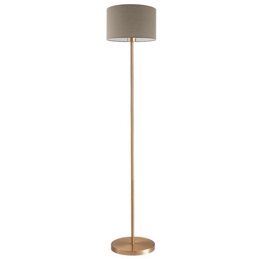 Lampadaire LED TUNJA 1xE27/20W/230V Ø 30 cm doré/taupe
