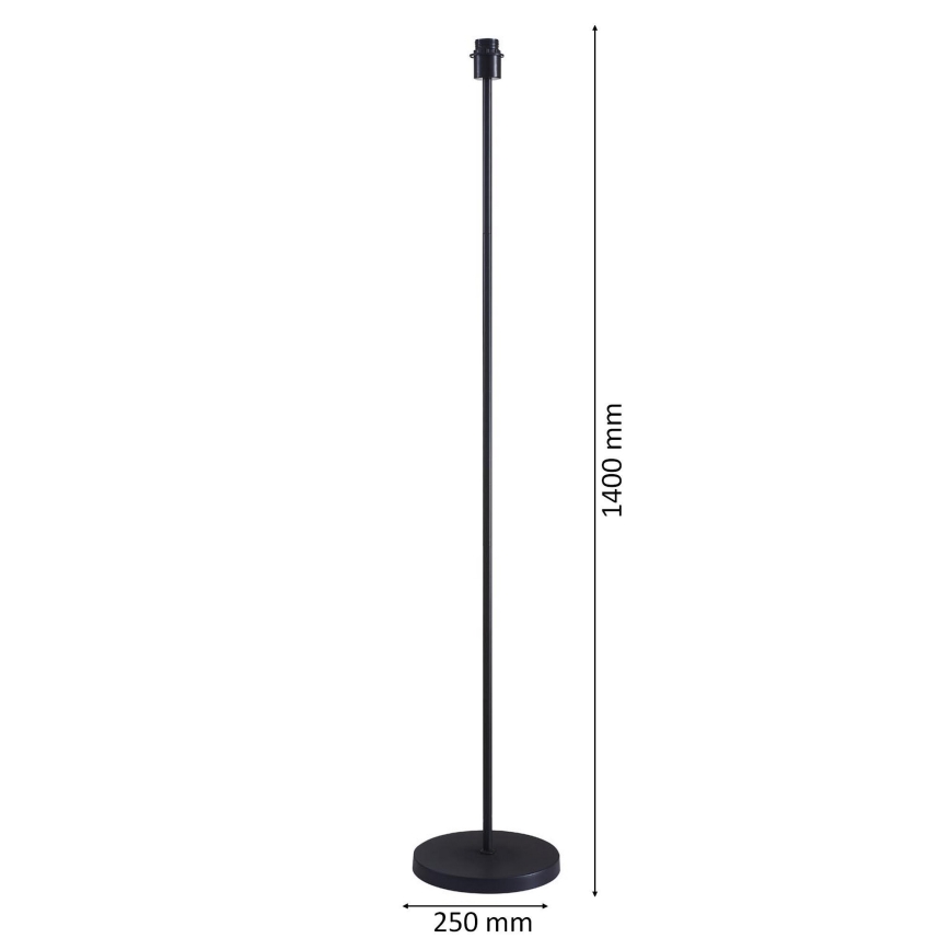 Lampadaire LED TUNJA 1xE27/20W/230V Ø 38 cm, noir/marron