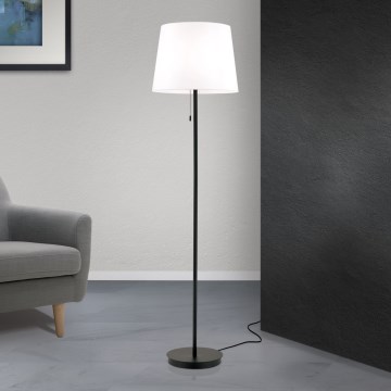Lampadaire LUDWIG 1xE27/40W/230V blanc/noir