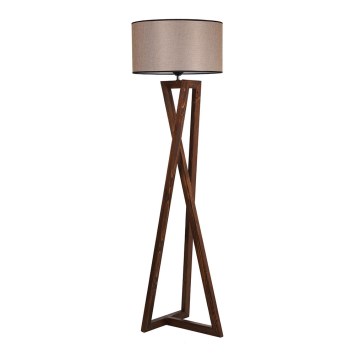 Lampadaire MACKA 1xE27/60W/230V beige/marron